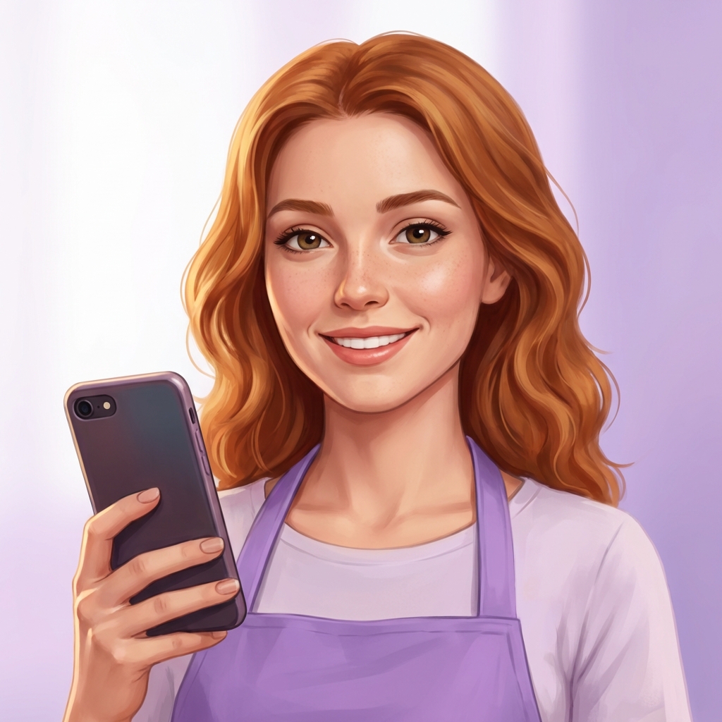 BloomyPost Mascot - Assistante IA Fleuriste